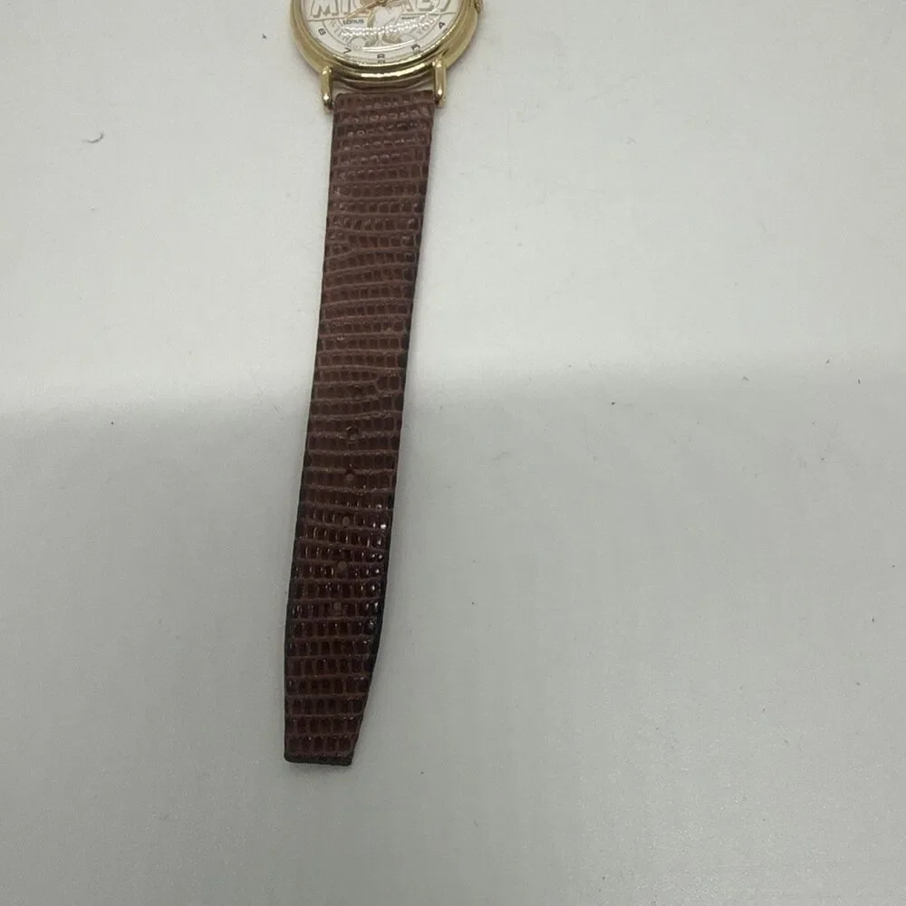 1987 Vintage Lorus Mickey Mouse 60 Years Anniversary Walt Disney Watch